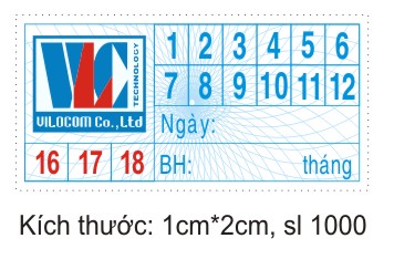 in tem bảo hành giá rẻ tại trà vinh