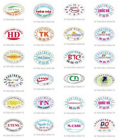 in tem bảo hành giá rẻ tại kiên giang