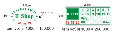 in tem bảo hành giá rẻ tại Quảng Trị