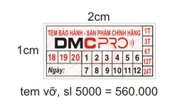 in tem bảo hành giá rẻ tại Quảng Ninh