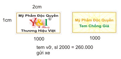in tem bảo hành giá rẻ tại Hóc Môn