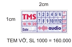 in tem bảo hành thiết bị điện tử
